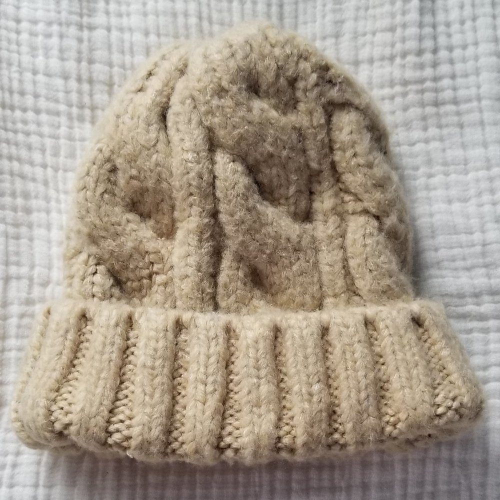 Chunky knit hat